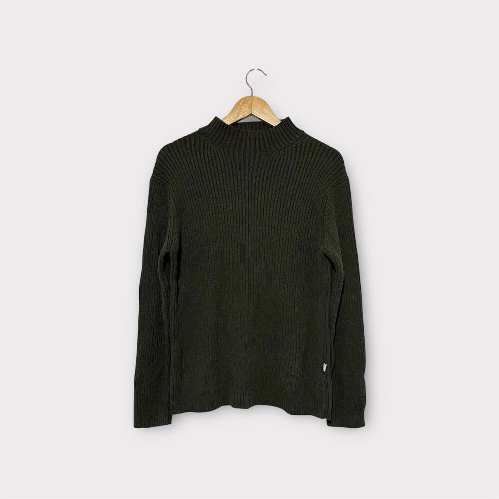 Vintage Covington Mock Neck Sweater 100% Cotton Men’s